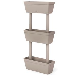 39.4 \ "Taupe fioriera da giardino Set di vasi da fiori e fioriere in 3 pezzi - Product Image 2