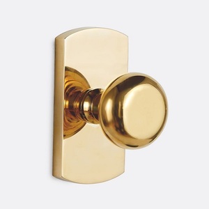 Modern Metal <b>Black</b> <b>Matte</b> Round Passage Privacy <b>Knob</b> with Square Back Plate Dummy Design Durable Furniture Handle Home Office Use - Product Image 6