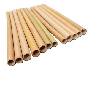 High Quality Natural Bamboo Disposable <b>Drinking</b> <b>Straws</b> Customizable Logo and Free Sample Included - Product Image 1