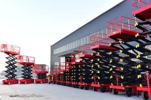 Plateforme de travail à ciseaux autopropulsée de 4 à 18 m, nouvelle plateforme de travail mobile hydraulique électrique ATV, échafaudage pour hôtels, terrain accidenté - Product Image 3