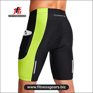 High Performance Eco-Friendly Breathable Spandex/Polyester <b>Cycling</b> <b>Shorts</b> Customizable Options Men-Padded Comfort Quick Dry - Product Image 2