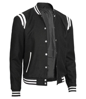 Blouson de baseball premium personnalisé avec broderie de patchs pour homme, style universitaire urbain, fabricant de vêtements en gros