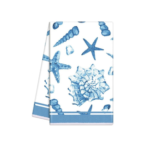Playful Floral Woven Kitchen Dish Towels Featuring Custom Soft Cotton Washable 100% GOTS Certified Home Use Quality Durability - Product Image 2