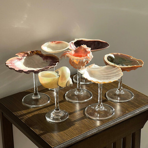 Verres à shot personnalisés en forme de coquillages, verres à cocktail, verres à boisson, gobelets en forme de coquille, fabriqués au Vietnam - Product Image 2