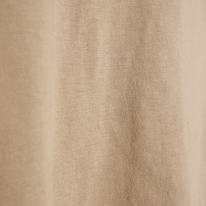 Ensemble de shorts décontractés pour femmes en beige, 100% coton tricoté, coupe ample, taille élastique, couleur unie, respirant, avec poches - Product Image 5