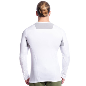 High Elasticity Thermal Men Athletic Long Sleeve <b>Compression</b> T Shirt Sportswear Rash Guard High Quality Polyester/Cotton Quick - Product Image 2