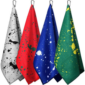 ผ้าขนหนูวาฟเฟิลสำหรับกอล์ฟ แห้งเร็ว เนื้อนุ่ม คุณภาพสูง สำหรับดูแลอุปกรณ์และการใช้งานกลางแจ้ง - Product Image 1