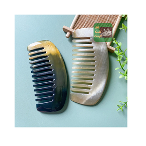 หวีทำมือจากเขาควาย ผลิตที่บาค์ นิญ หวีรูปมังกรและหงส์ ขายส่ง ของขวัญธุรกิจแบบดั้งเดิม - Product Image 3