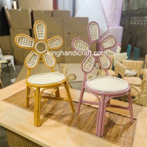 Silla Infantil de Ratán Moderna Hecha a Mano de Alta Calidad, Segura para Uso en Hoteles, Muebles Ecológicos, Alquiler para Fiestas de Cumpleaños, Venta al Por Mayor - Product Image 5