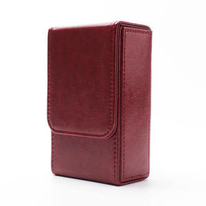 Leather <b>Poker</b> Card Deck Storage Box Magnetic Trading Card Holder Case for Tabletop Games and Collectors/Card Deck Box - Product Image 1