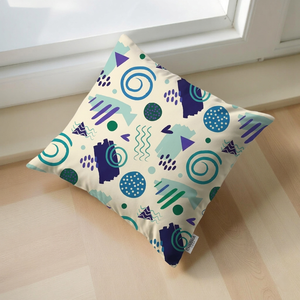 Housse de coussin décorative en coton doux, carrée, avec fermeture éclair invisible pour canapé et lit - Product Image 2