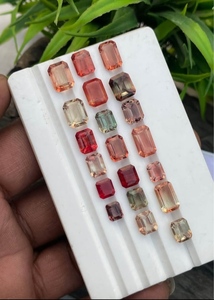 <b>Top</b>-Grade Natural Oregon Sunstone Lot Available Brilliantly cut, clean stones, color range — reds, greens, <b>peach</b>,champagne&Bio. - Product Image 4