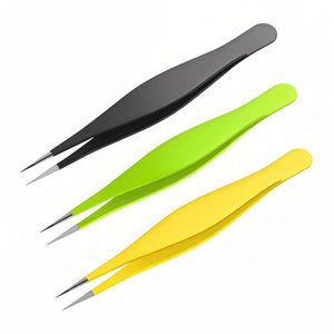 Pince à épiler dentaire manuelle en acier inoxydable de qualité supérieure, 4,75 po (12 cm), instrument chirurgical pour usage professionnel avec poignée ergonomique - Product Image 1