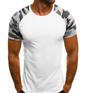 T-shirt en coton à col rond décontracté pour homme, commande en gros, fabricant de t-shirts en coton uni pour homme - Product Image 5