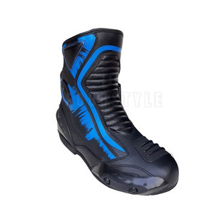 Chaussures de moto premium pour hommes, chaussures de conduite durables, design respirant, ajustement confortable pour les longues balades en extérieur - Product Image 6
