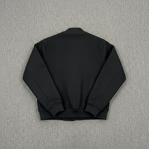 Customizable Winter College Baseball Varsity <b>Jacket</b> <b>Men</b> Custom Logo Front 100% Wool Body <b>Canvas</b> Hooded Waterproof Wool Lining - Product Image 6