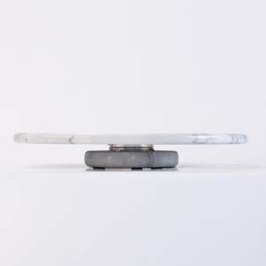 Bandeja Giratoria de Mármol Blanco para Encimera de Cocina, Organizador Giratorio - Product Image 3