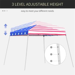 Tenda Pop-Up con Gambe Inclinabili, Pratico Gazebo da Spiaggia - Product Image 6