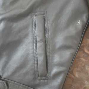 <b>Men's</b> Vintage PU Leather Jacket Sherpa <b>Lined</b> <b>Fleece</b> Warm Winter <b>Coat</b> Turn-down Collar Zipper - Product Image 5