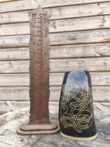 Mug en corne de style viking, récipient à boisson pour boissons chaudes ou froides, fait à la main - Product Image 6