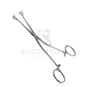 Pinzas para Tejidos Allis Babcock Anguladas, Instrumento Quirúrgico de Acero Inoxidable Alemán, CE ISO 13485 por Blush Surgical - Product Image 3