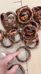 JIEYOU VIET NAM Natural agarwood <b>beaded</b> <b>bracelet</b> with elegant handmade design, lightweight aroma jewelry for daily wear and - Product Image 4