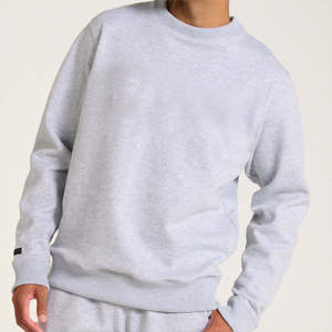 Wool/Cotton Winter OEM Custom Men's Crewneck Sweater Front Logo Breathable Quick Dry <b>Pullover</b> <b>Jumpers</b> Manufacturer OEM Service - Product Image 6