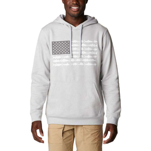 Sweat-shirt à capuche vintage avec drapeau américain, personnalisable OEM, effet vieilli, avec poche kangourou, pour hommes et femmes, tenue décontractée, DDP - Product Image 1
