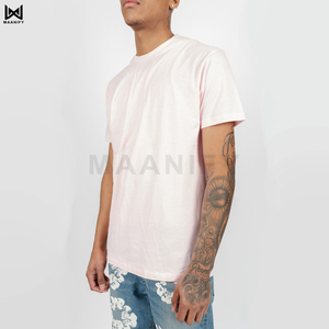 เสื้อยืดคอกลมผ้าคอตตอนคอมบ์สำหรับทั้งชายและหญิงเสื้อยืดผ้าฝ้ายคอมบ์122 GSM เปล่า - Product Image 4