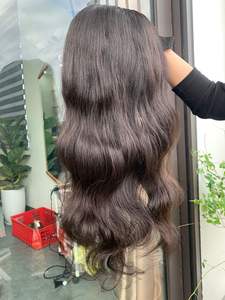 Cheveux remy vierges les plus populaires, meilleures ventes, beaux faisceaux de tissage de cheveux vietnamiens avec dentelle frontale - Product Image 2
