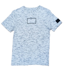 T-shirt imprimé pour homme, double couture, tissu lourd et résistant, style streetwear, confortable, décontracté, neuf - Product Image 1