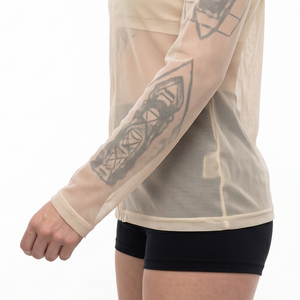 Hoodie en maille transparente tendance pour femme, haut sexy à manches longues, 100 % polyester, idéal pour l'été, hoodies transparents sexy - Product Image 5