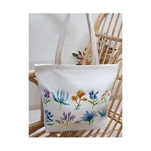 Organic Cotton <b>Canvas</b> <b>Tote</b> Bag Stylish Everyday Shoulder Bag - Product Image 3