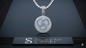 Colgante de Hip-Hop Popular en Europa y Estados Unidos con Incrustaciones de Circonia, Personalizado para Hombres y Mujeres, Accesorios de Moda Rap - Product Image 2
