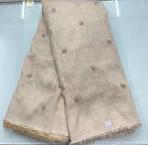 Tela Premium Transpirable, Ecológica, de Secado Rápido, Teñida, de Viscosa, con Bordado de Cuentas Originales, para Bolsos de Niñas Medianos - Product Image 2