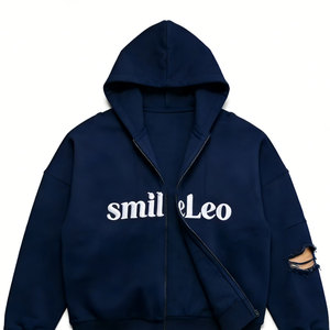 เสื้อฮู้ดซิปผู้ชายสั่งทำพิเศษ สไตล์สปอร์ต โปรโมชั่น ทรงโอเวอร์ไซส์ ทรงเข้ารูป ผ้าแห้งเร็ว เสื้อฮู้ดซิปผู้ชาย - Product Image 4