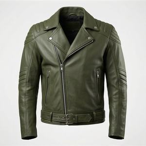 Chaqueta de Motociclista de Cuero Genuino para Hombre de la Mejor Calidad, Nueva Colección de Invierno, Chaquetas de Motocicleta con Protecciones Desmontables Personalizadas - Product Image 1