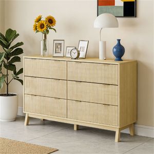 Comò Naturale per Camera da Letto e Soggiorno, Mobile Contenitore per Organizzazione - Product Image 1