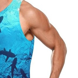 Débardeurs Homme 100% Polyester Personnalisables par Sublimation, Respirants, Séchage Rapide, pour Sport, Gym et Fitness, Style Urbain - Product Image 3