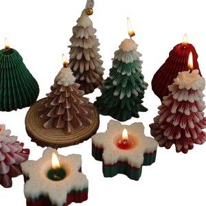 Juego de Regalo Navideño Creativo, Vela Aromática con Forma 3D, Regalo de Navidad para Tiendas Minoristas, Decoraciones Navideñas para el Hogar - Product Image 1