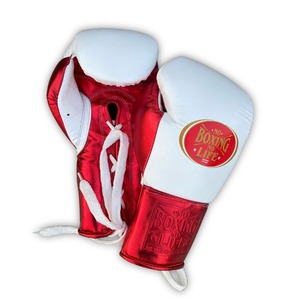 Guantes de Boxeo de Cuero Premium No Boxing No Life para Entrenamiento, Sparring, Muay Thai, Kickboxing, Guantes de Combate Profesionales - Product Image 1