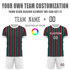 Tenues de football personnalisées de haute qualité pour hommes avec logo OEM/ODM, kits d'équipe à séchage rapide avec impression numérique, vert rétro pour hommes - Product Image 5