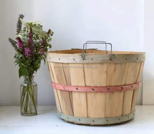 Cesta de Madera para Cangrejos de Calidad de Exportación, Contenedor de Madera Natural para la Recolección de Mariscos, Proveedor Ligero de Vietnam - Product Image 1