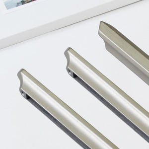 มือจับตู้แบบโมเดิร์นทำจากโลหะผสมสังกะสี อุปกรณ์ฮาร์ดแวร์สำหรับเฟอร์นิเจอร์ห้องนอน ห้องนั่งเล่น ห้องครัว ห้องน้ำ ห้องรับประทานอาหาร - ทนทาน - Product Image 5