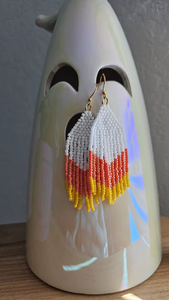 Boucles d'oreilles fantaisie personnalisées de haute qualité pour femmes, perles creuses élégantes, par HF Crafts - Product Image 3