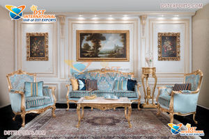 Elegante juego de sofás de 7 plazas para sala de estar, juego de sofás pulidos blancos modernos para el hogar, muebles de sala de estar de aspecto moderno - Product Image 6