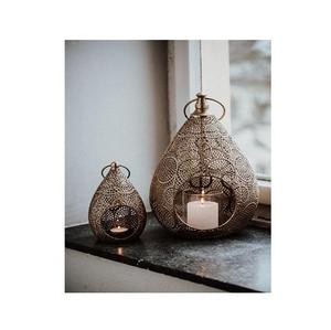 Wooden Cylindrical <b>Lantern</b> <b>Set</b> Matte Brown Candle Holder Christmas Home Decoration Durable Outdoor Indoor Use Handmade - Product Image 2