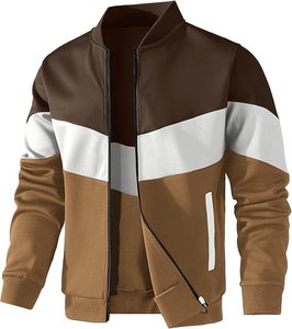 Men's Casual Spring Satin Windbreaker 100% Cotton <b>Waterproof</b> Breathable Quick Dry <b>Thin</b> Athletic Varsity <b>Jacket</b> Front Logo High - Product Image 2
