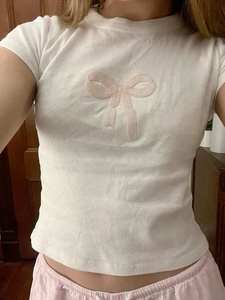 Embroidery <b>Red</b> Lobster Marine Motif For Women Summer Fashion Apparel New Arrival White Cotton Ribbed Tank <b>Top</b> <b>Crop</b> <b>Top</b> - Product Image 1