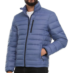 Men's Waterproof Puffer Windproof Jacket <b>Quilted</b> Designer <b>Winter</b> Bubble Padded Polyester Outdoor Custom Puffer Jacket Men - Product Image 1